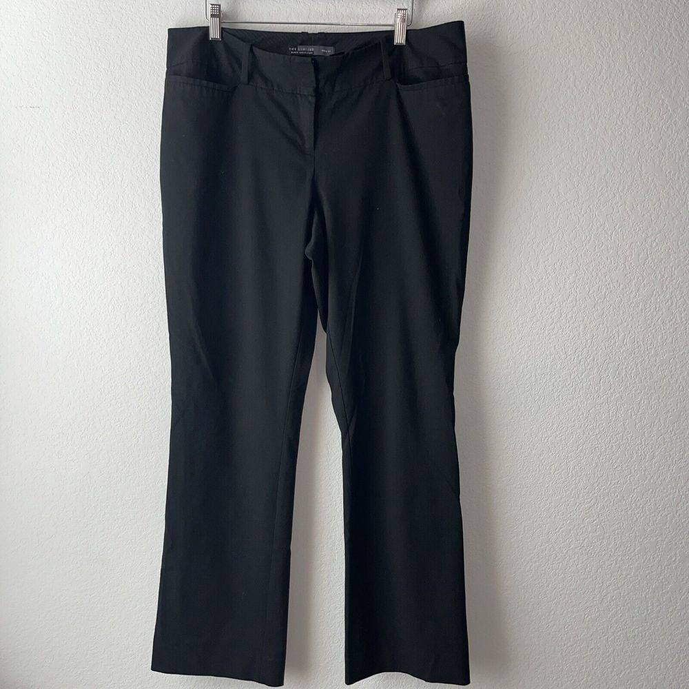 The Limited Black Collection Drew Fit Size 14R Black Bootcut Career Pants